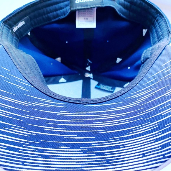 Adidas Georgia Tech Yellow Jackets Hat Cap Navy Blue Gold Mens Size Small Medium - Picture 11 of 12